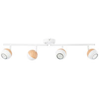 DECKENLEUCHTE    75/12,5/8 cm  - Weiss, Basics, Metall (75/12,5/8cm) - Brilliant