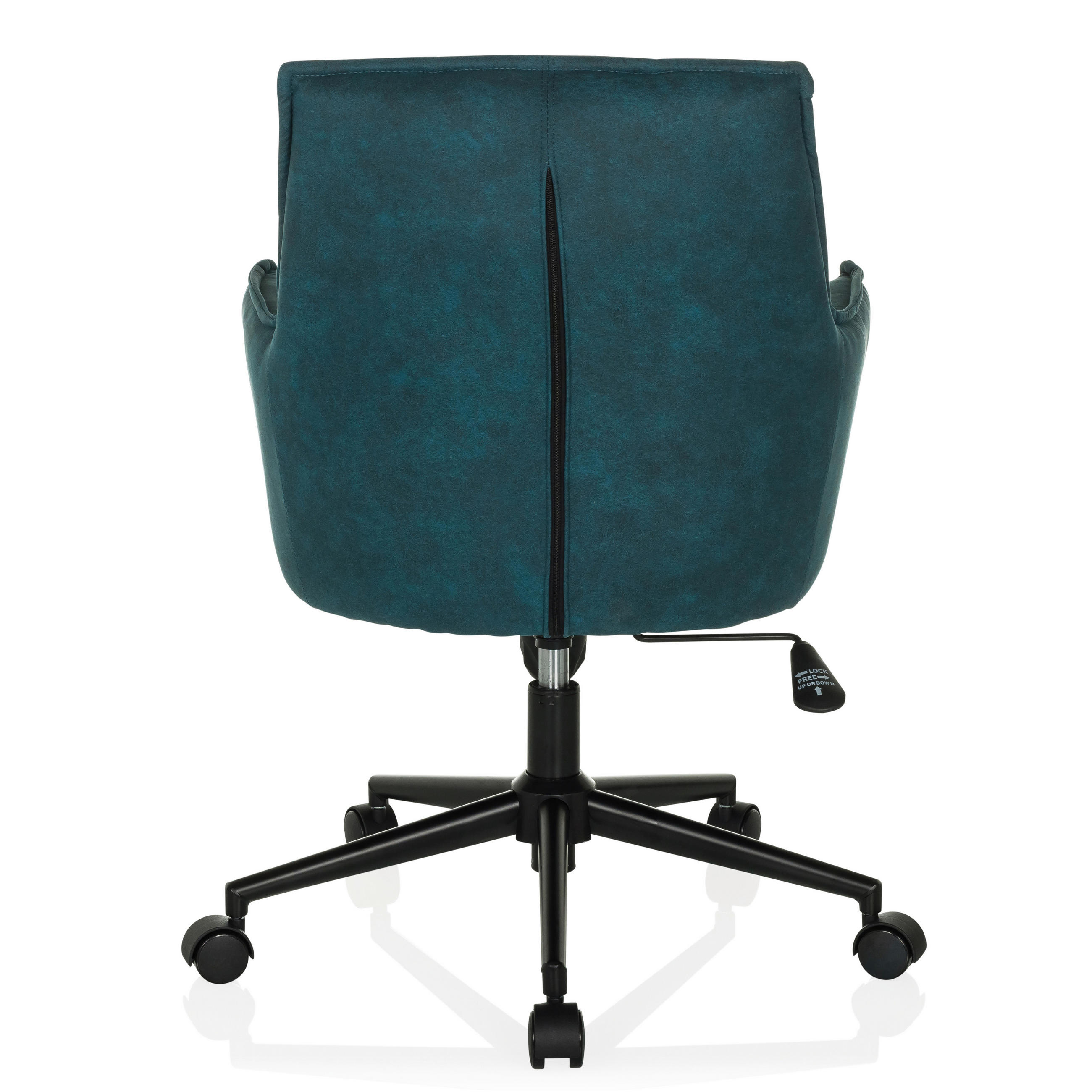 DREHSTUHL Dunkelblau  - Schwarz/Dunkelblau, MODERN, Kunststoff/Textil (54/85/70cm) - MID.YOU