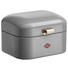 BROTKASTEN - Grau, Basics, Metall (28/22/17cm) - Wesco