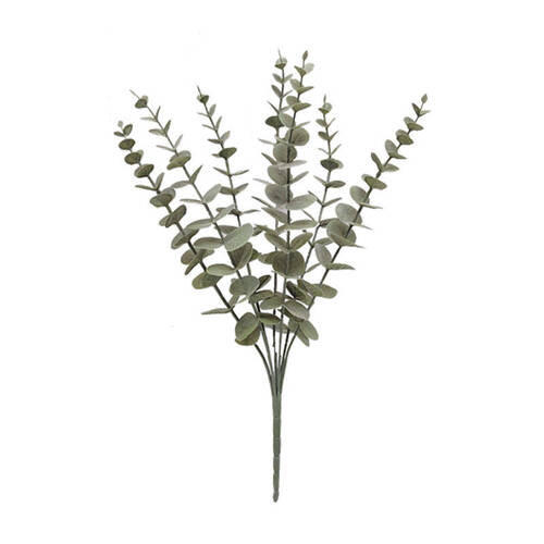 DEKORAČNÍ VĚTVIČKA 38 cm - šedá/zelená, Basics (38cm)