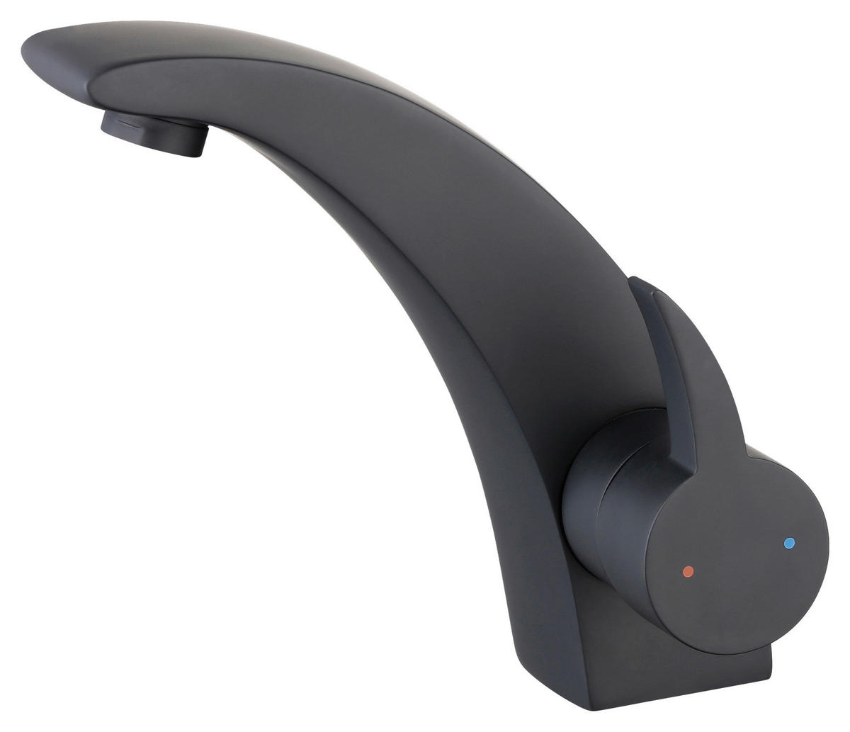 Baterie Chiuveta Baie 5,0/17,0/15,0 cm  - negru, Modern, metal (5,0/17,0/15,0cm) - Xora