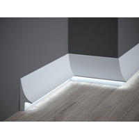ZIDNA DEKORACIJA     200/4,2/9,3 cm      - bijela, Basics, plastika (200/4,2/9,3cm)