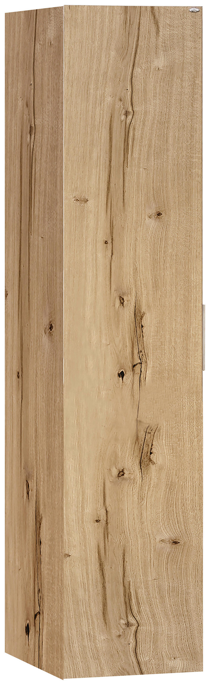 HOCHSCHRANK - Eichefarben/Grau, Design, Glas/Holz (160cm) - Voglauer