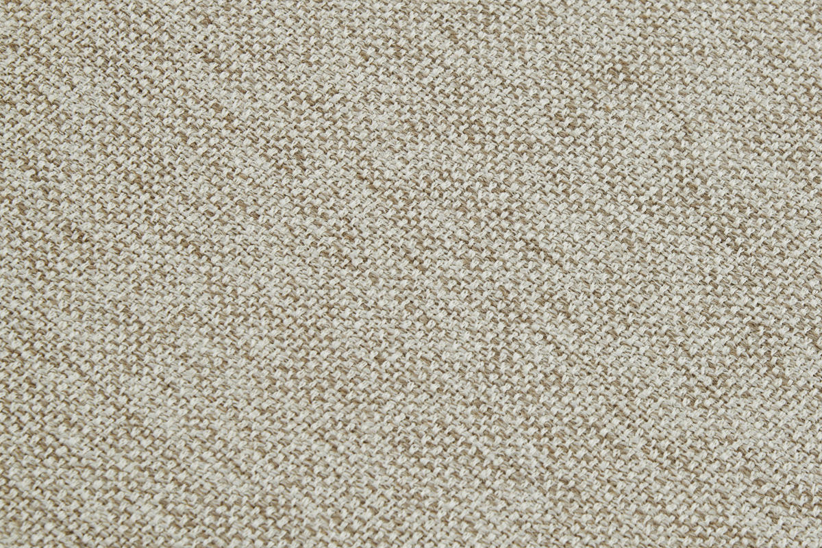 STUHL  in Eisen Webstoff Metall, Textil  - Beige/Nussbaumfarben, Design, Textil/Metall (53/79/58cm) - Novel