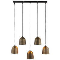 HÄNGELEUCHTE 110/75/16 cm   - Bronzefarben, Basics, Metall (110/75/16cm) - Light & Living
