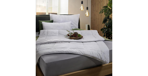 KASSETTENDECKE 140/200 cm - Weiß, Basics, Textil (140/200cm) - Sleeptex