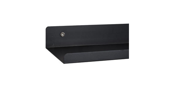 WANDREGAL 50/4/10 cm - Schwarz, Basics, Metall (50/4/10cm) - Xora