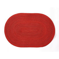 TISCHSET Basic Textil Textilgeflecht Rot 48/33 cm  - Rot, Basics, Textil (48/33cm)