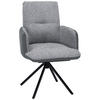ARMLEHNSTUHL  in Stahl Flachgewebe  - Blau/Dunkelgrau, Design, Textil/Metall (58/91/62cm) - Dieter Knoll