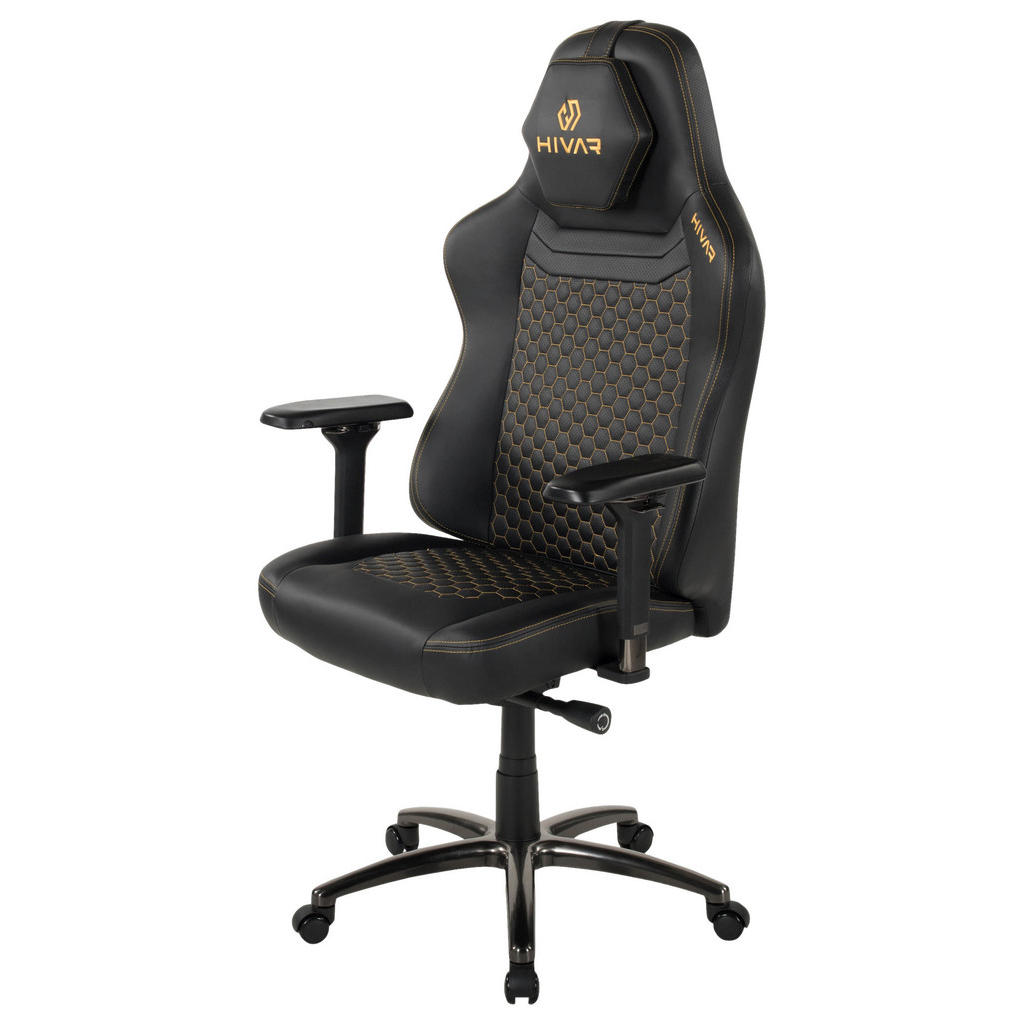 Thumbnail - Hivar Orbical Hivar Orbical XL Nebulon Coal, Anthrazit, Gelb, Schwarz, Metall, Textil, Drehkreuz, 81x147x72 cm, Stoffaus...