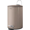 TRETEIMER TUBO 3 L  - Taupe/Schwarz, Basics, Kunststoff/Metall (17/24,5cm) - Blomus