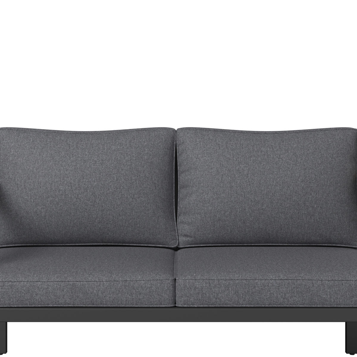 KERTI BÚTORSZETT 4 részes  - akáciaszínű/fekete, Konventionell, textil/fa (90/50/40cm) - Ambia Garden