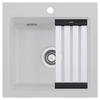 SPÜLE Kara 51 / 50030176  - Alufarben, Basics, Keramik (51/20/51cm) - Systemceram