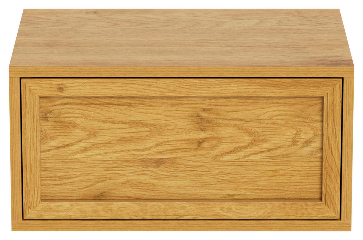 NACHTSCHRANK 46/23/30 cm  - Wildeiche, MODERN, Holzwerkstoff (46/23/30cm) - VanDerken