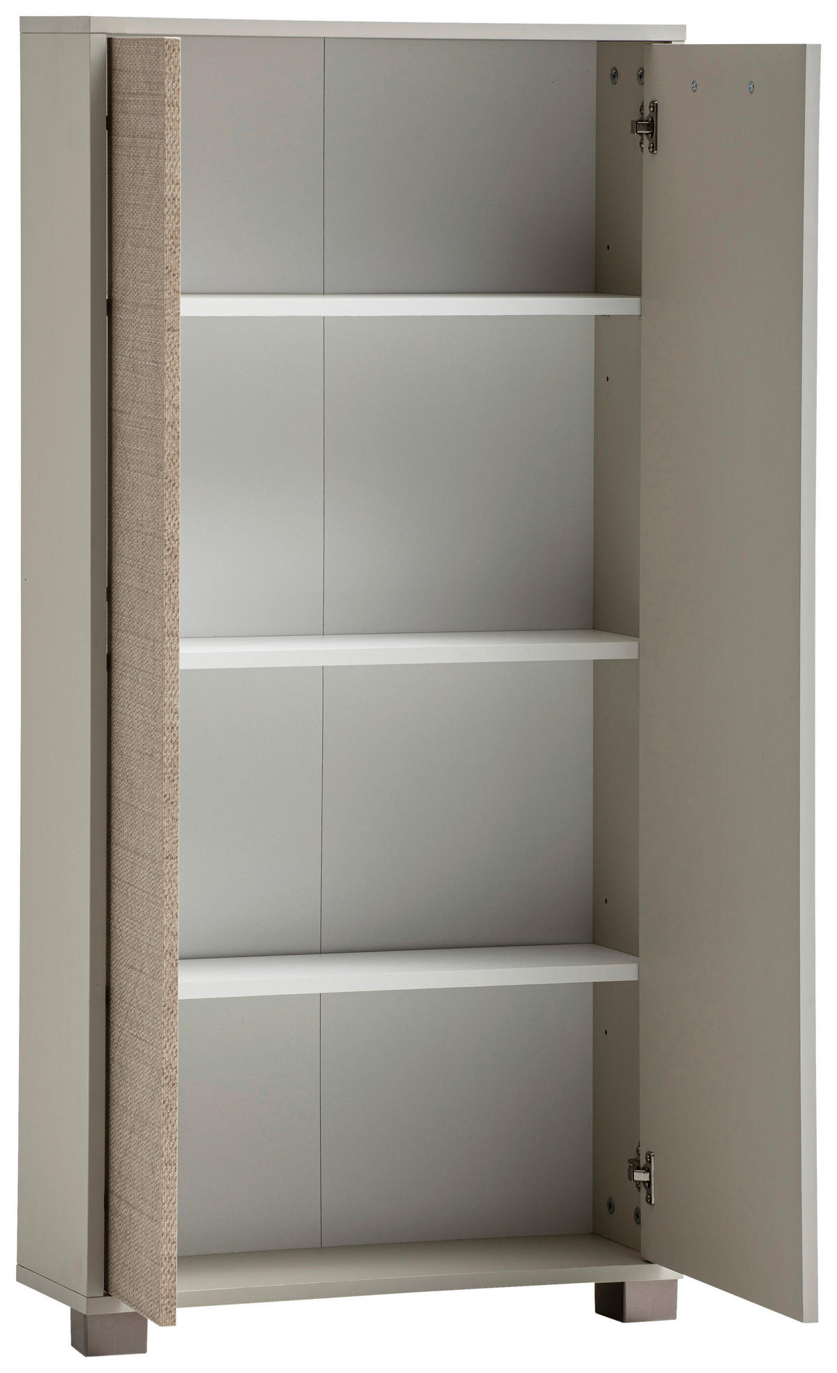 VYSOKÁ KOMODA, béžová, 59,8/124/19,55 cm - béžová, Design, kov/kompozitní dřevo (59,8/124/19,55cm) - MID.YOU