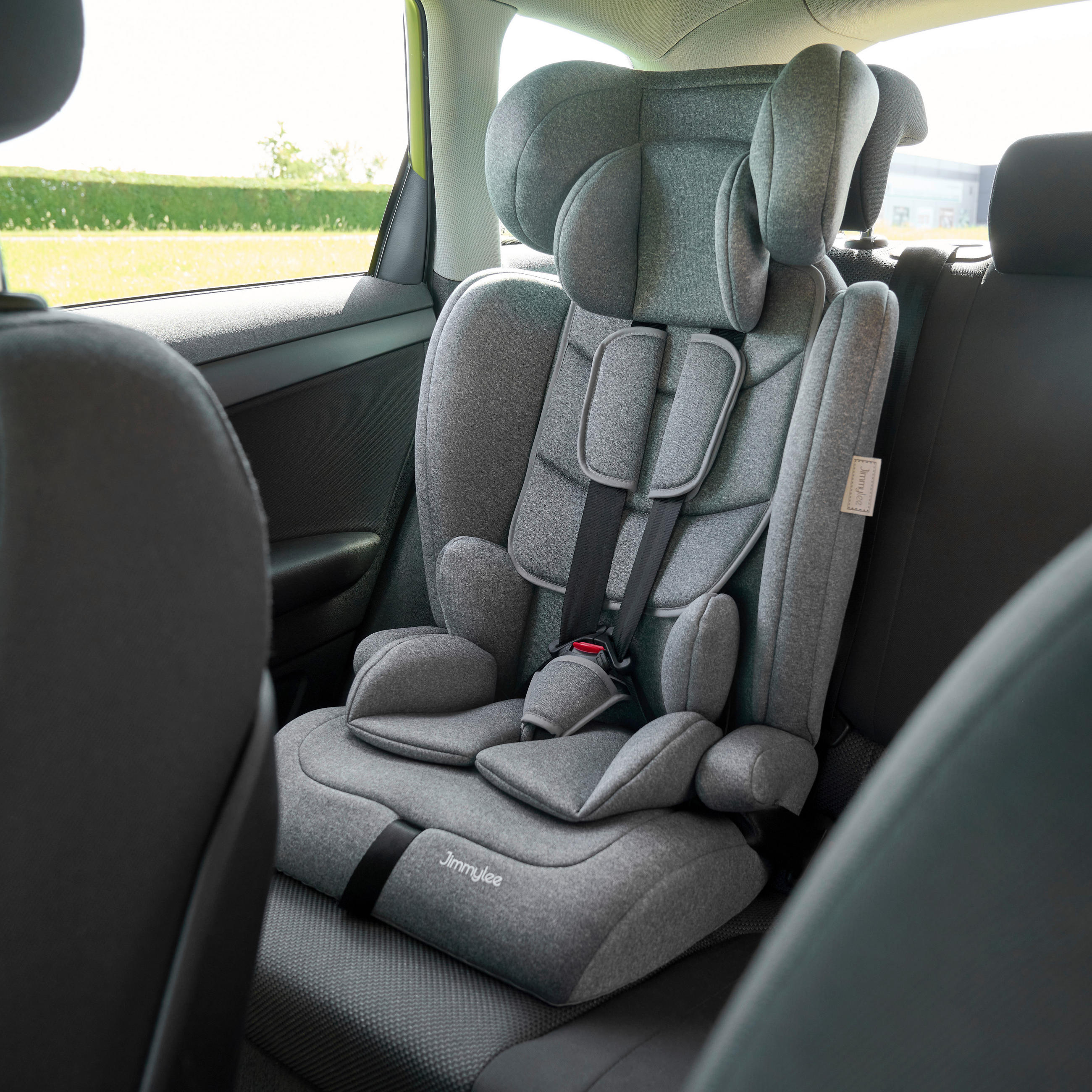 KINDERAUTOSITZ  - Grau, Basics, Kunststoff/Textil (44/48/73cm) - Jimmylee