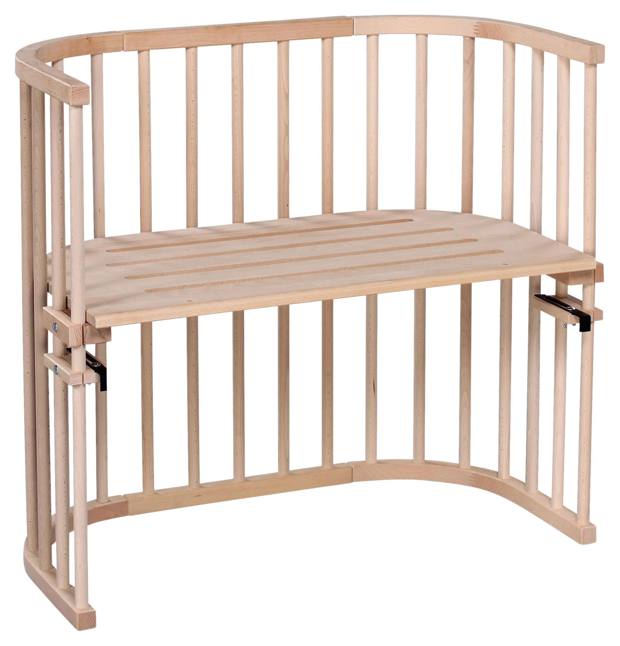 BEISTELLBETT Babybay Original 87/46/79 cm  - Naturfarben, Basics, Holz (87/46/79cm) - Babybay