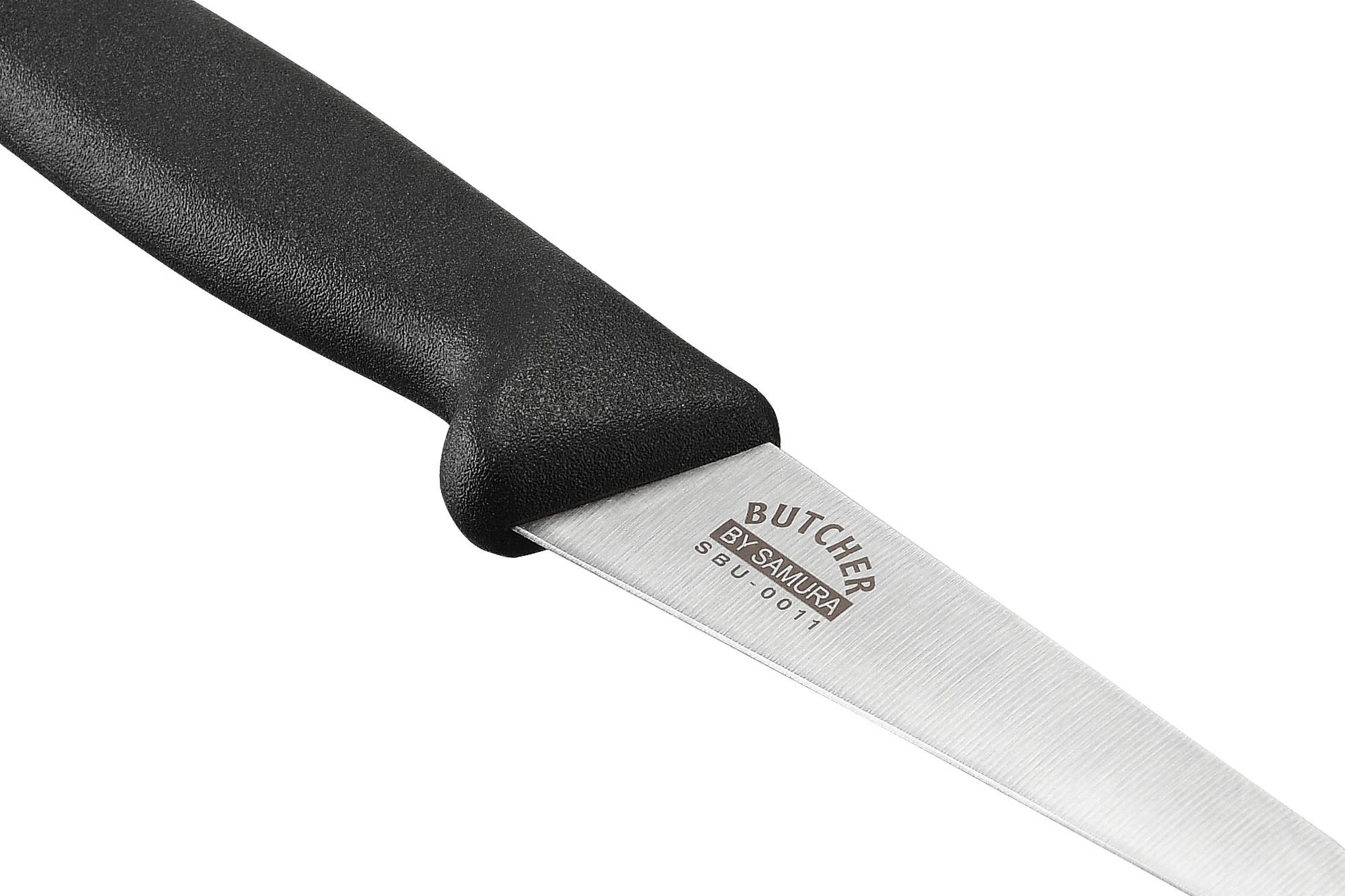 NOŽ ZA GULJENJE BUTCHER - srebrne boje/crna, Basics, metal/plastika (20cm) - Samura