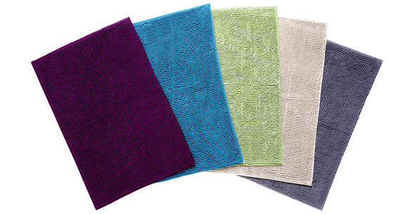 Badematte Anke - Anthrazit, KONVENTIONELL, Textil (60/90cm) - Luca Bessoni