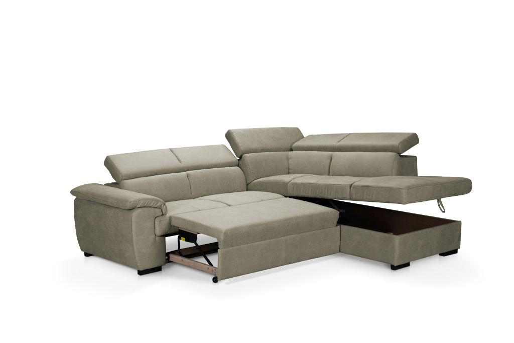 GARNITURA ZA DNEVNU SOBU  - Moderno, tekstil (258/219cm) - Stylife