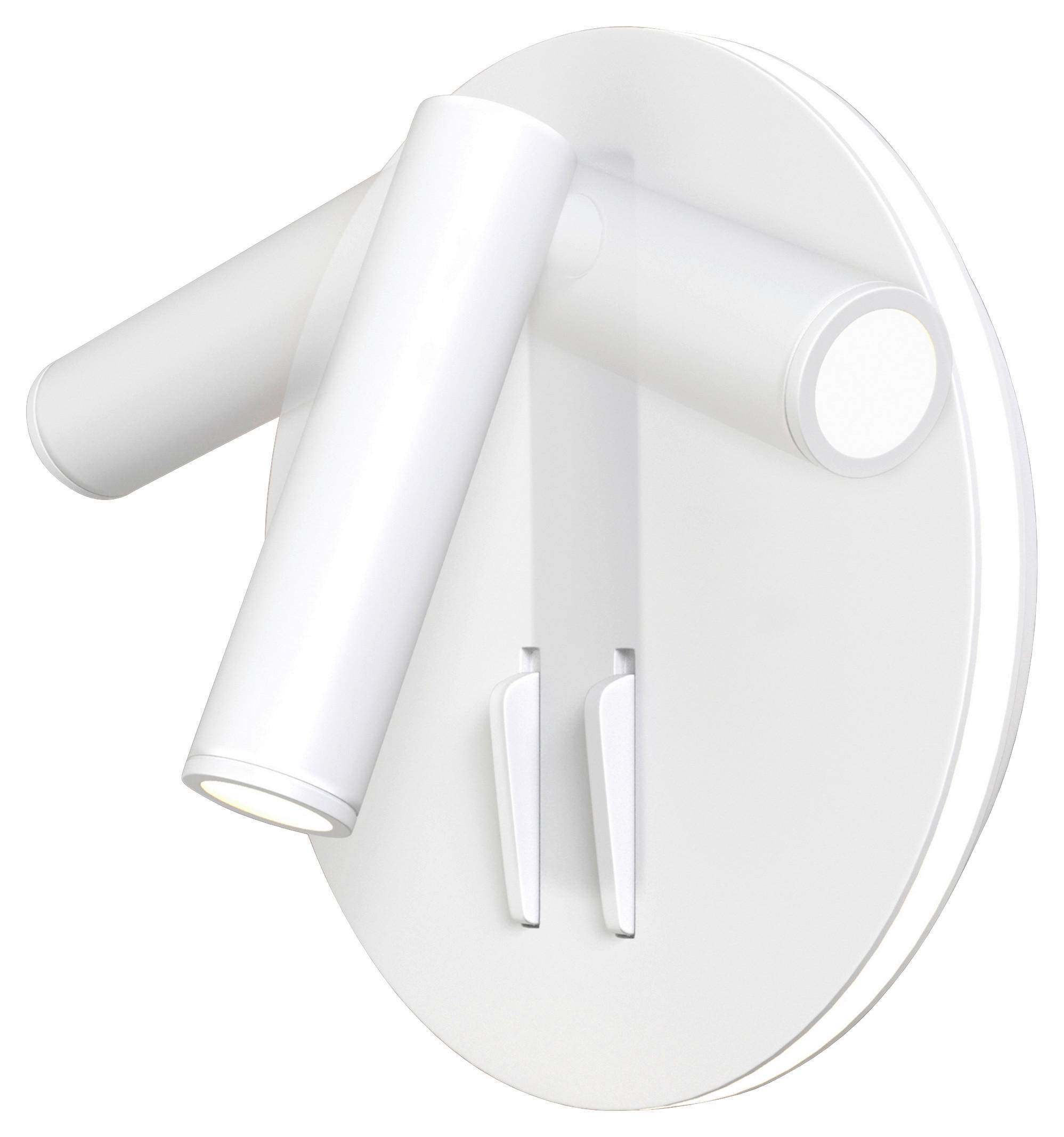 WANDLEUCHTE - Weiß, Basics, Kunststoff/Metall (6,5/14/14cm) - MAYTONI