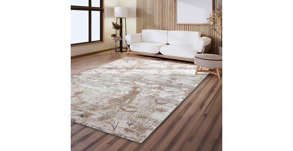 WEBTEPPICH 80/150 cm Antea Grau, Beige  - Beige/Grau, Design, Textil (80/150cm) - Novel