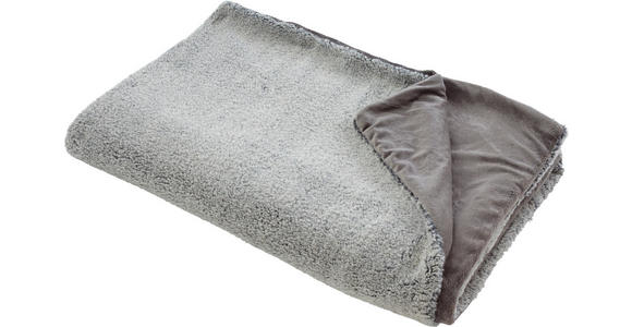 FELLDECKE RACOON 150/200 cm  - Grau, KONVENTIONELL, Textil (150/200cm) - Novel