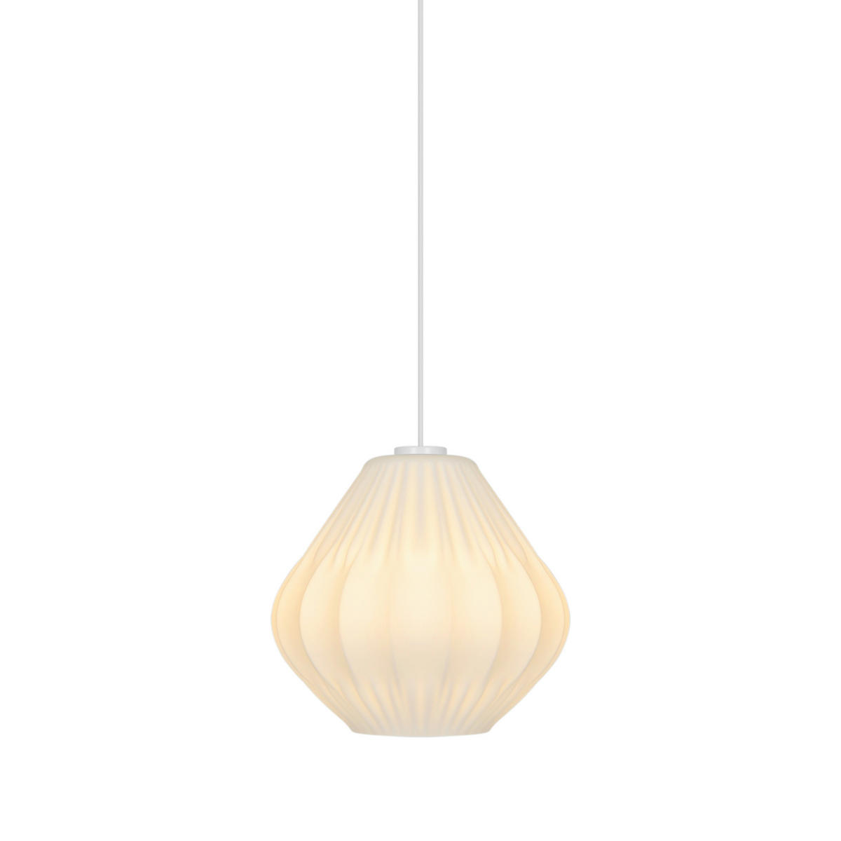HÄNGELEUCHTE Maluca 29/29 cm  - Weiß, Design, Glas (29/29cm) - Nordlux