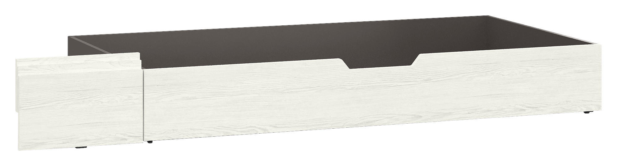 BETTKASTEN 85/23/200 cm Anthrazit, Weiß  - Anthrazit/Weiß, Design, Holzwerkstoff (85/23/200cm) - SetOne by Musterring