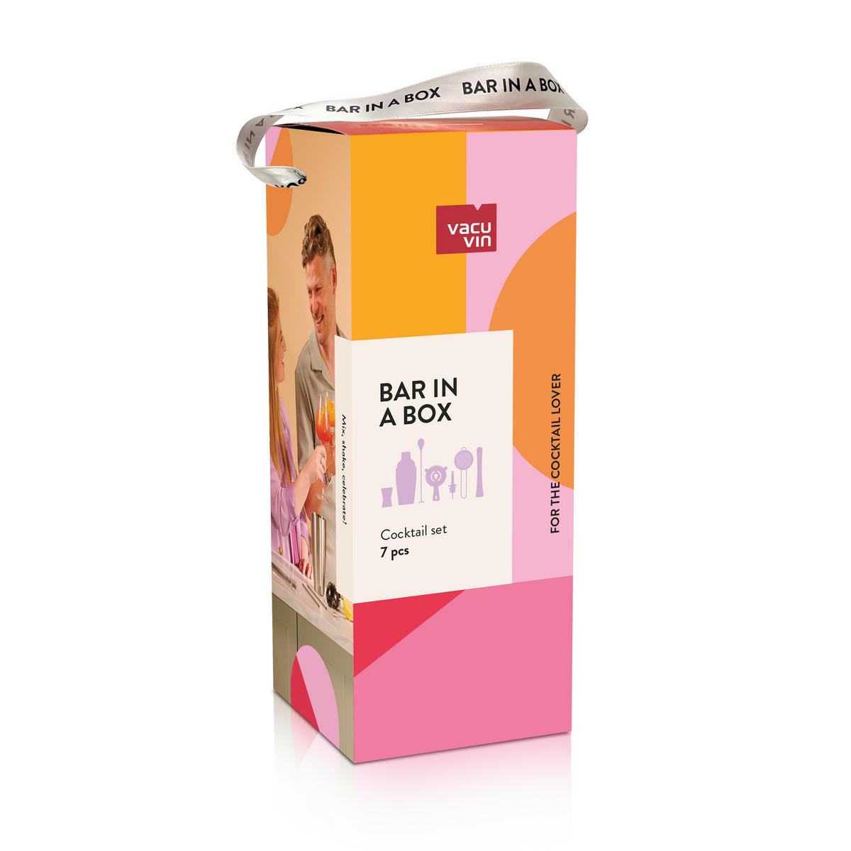 COCKTAIL-SET - Edelstahlfarben, Basics, Metall (10.7/9.50/26.10cm) - Vacu Vin