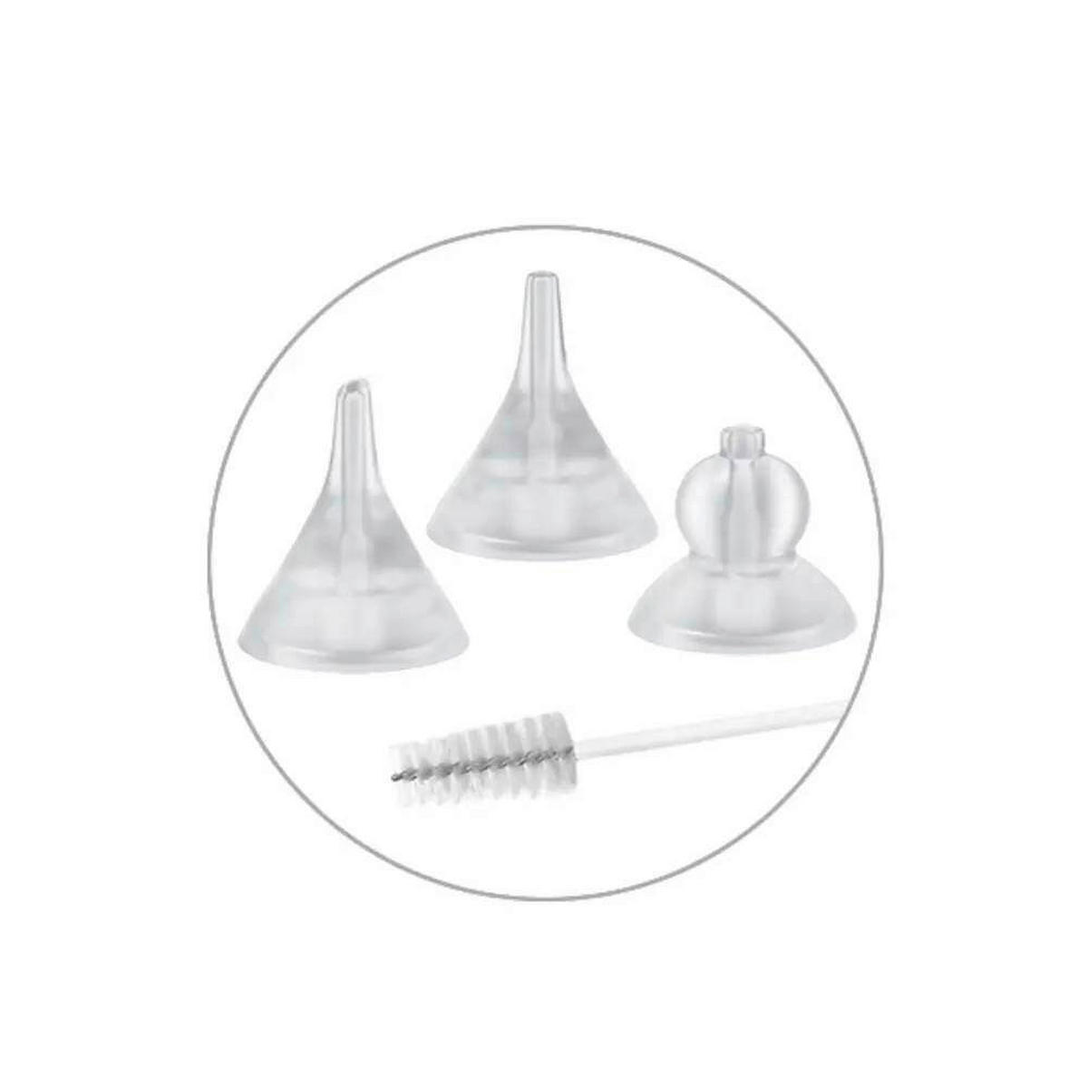 ASPIRATOR ZA NOS   - bijela/boje mente, Basics, plastika (3/3/18cm) - babyono