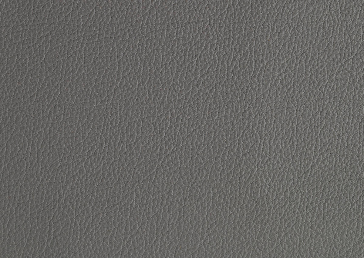 RELAXSESSEL in Leder Grau  - Edelstahlfarben/Grau, Konventionell, Leder/Metall (78/110/81cm) - Cantus