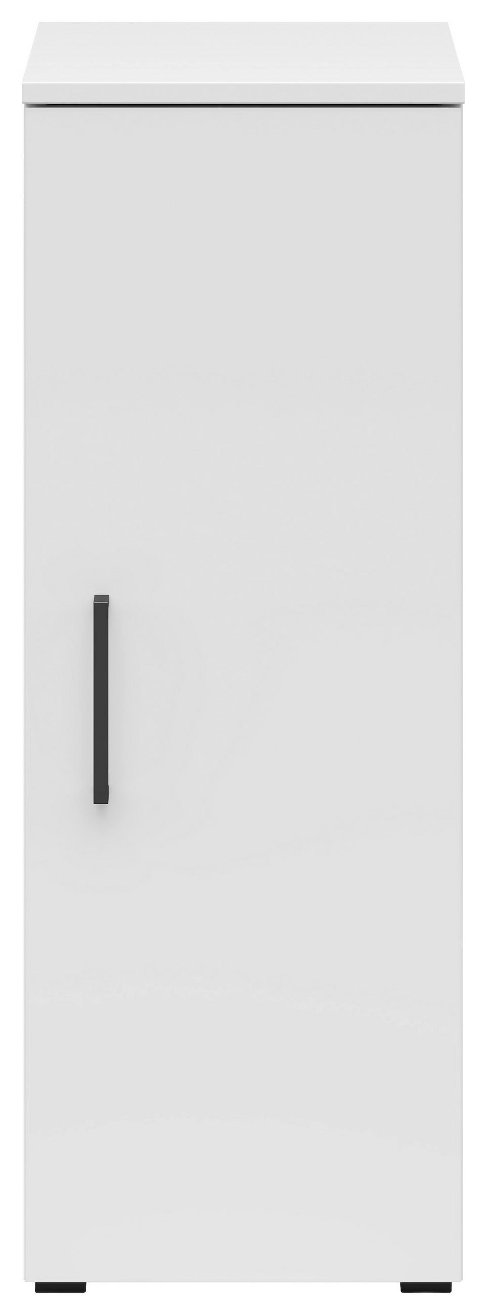 VIACÚČELOVÁ SKRIŇA, biela, 30/83/40 cm - čierna/biela, Modern, kompozitné drevo/plast (30/83/40cm) - Carryhome