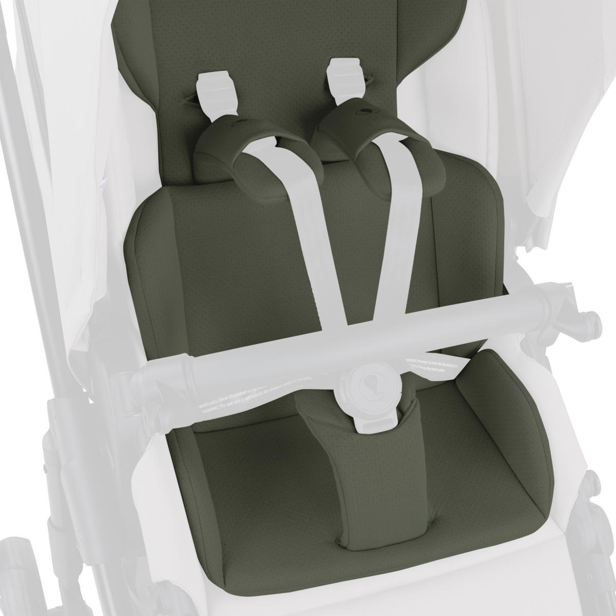 KINDERWAGENEINLAGE - Olivgrün, Basics, Textil (42/31/7cm) - ABC Design