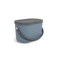 ABFALLEIMER 3,2 l  Kunststoff  - Hellblau, KONVENTIONELL, Kunststoff (17,2/15/22,2cm) - Rotho