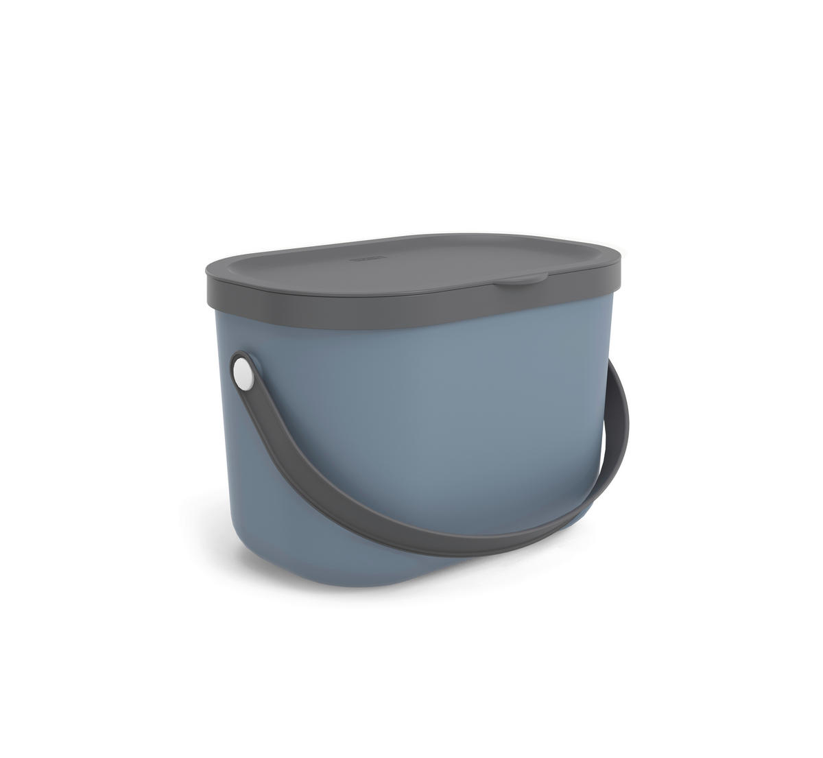 ABFALLEIMER 3,2 l  Kunststoff  - Hellblau, KONVENTIONELL, Kunststoff (17,2/15/22,2cm) - Rotho