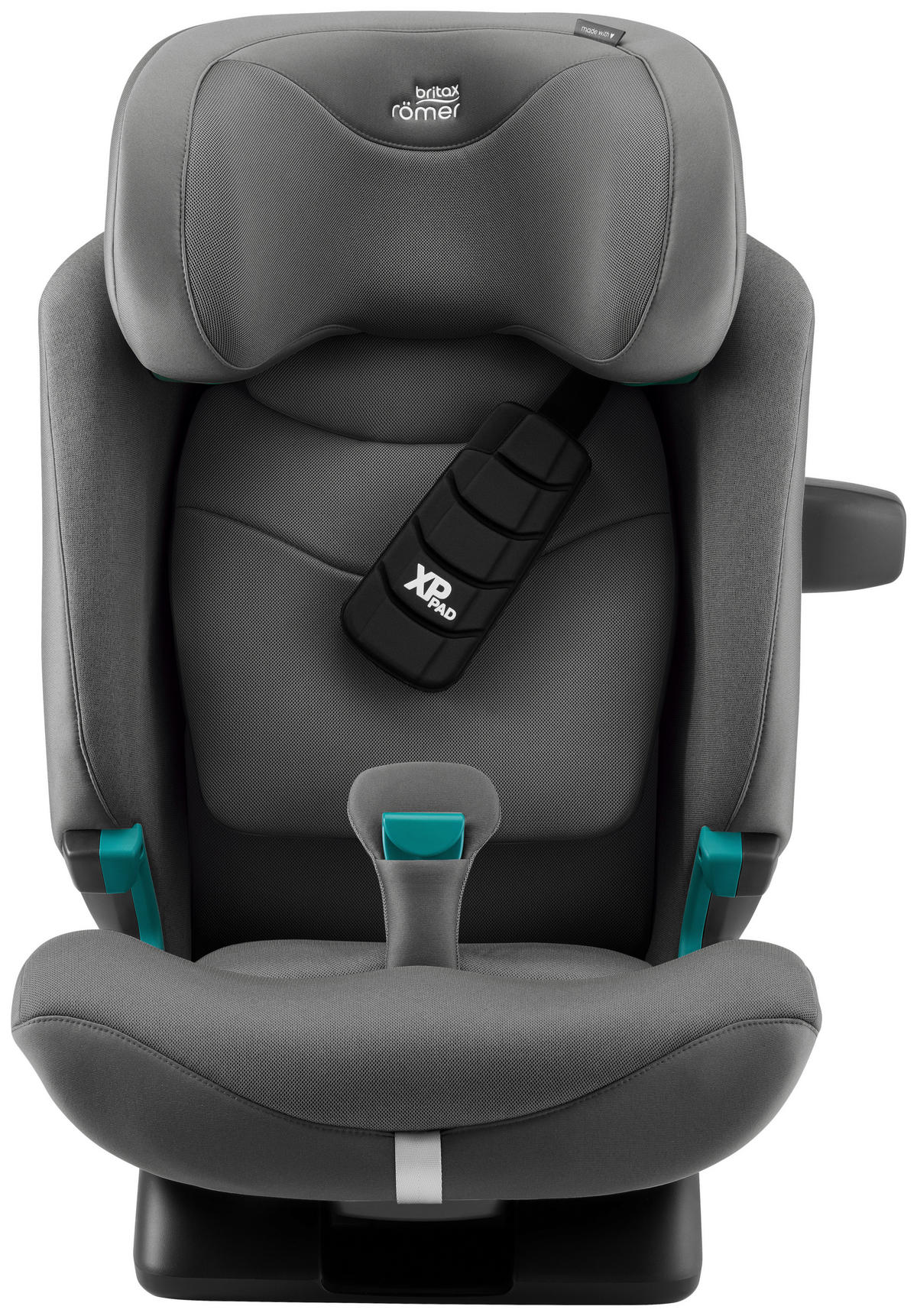 KINDERAUTOSITZ Advansafix Pro  - Dunkelgrau/Grau, Basics, Kunststoff/Textil (44/60/48cm) - Britax Römer