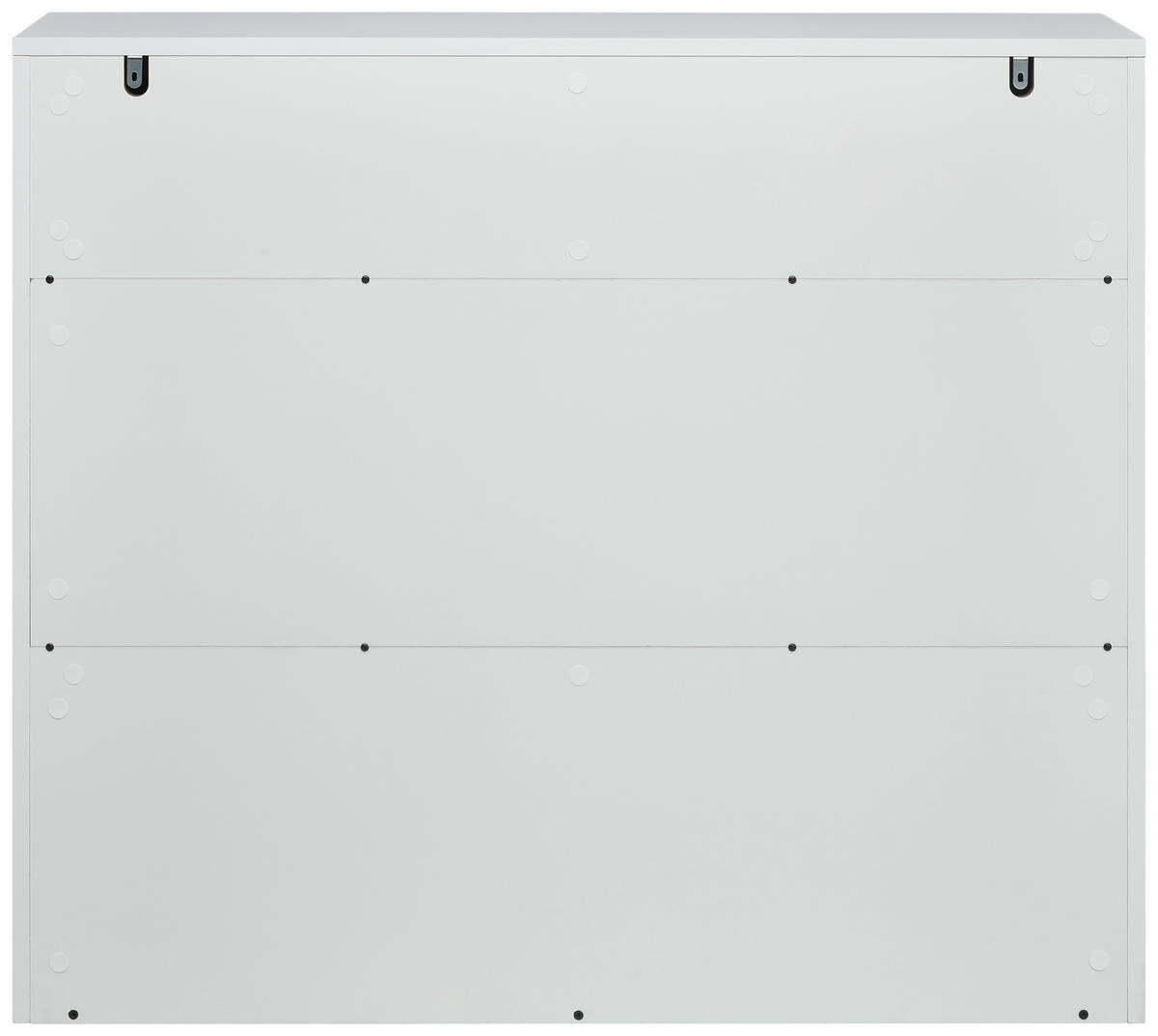 SCHREIBTISCH  Weiß  - Weiß, MODERN, Holzwerkstoff/Metall (115/100/30cm) - MID.YOU