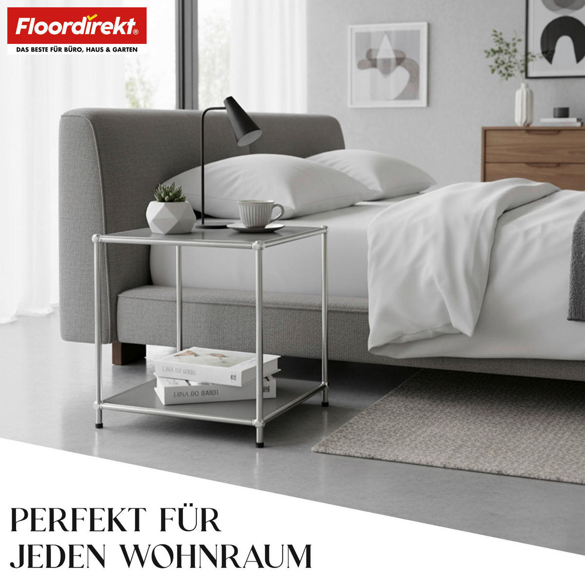 REGAL Grau  - Grau, Basics, Metall (40/46/40cm) - Floordirekt