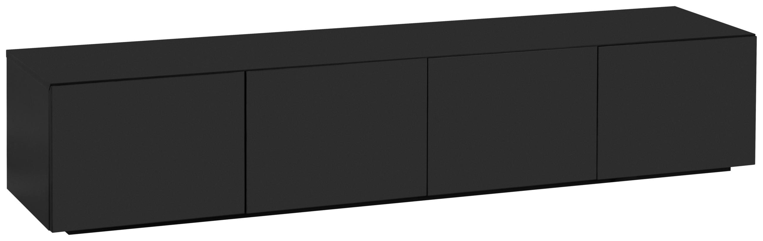MID.YOU NÍZKA KOMODA, čierna, 180/35/40 cm