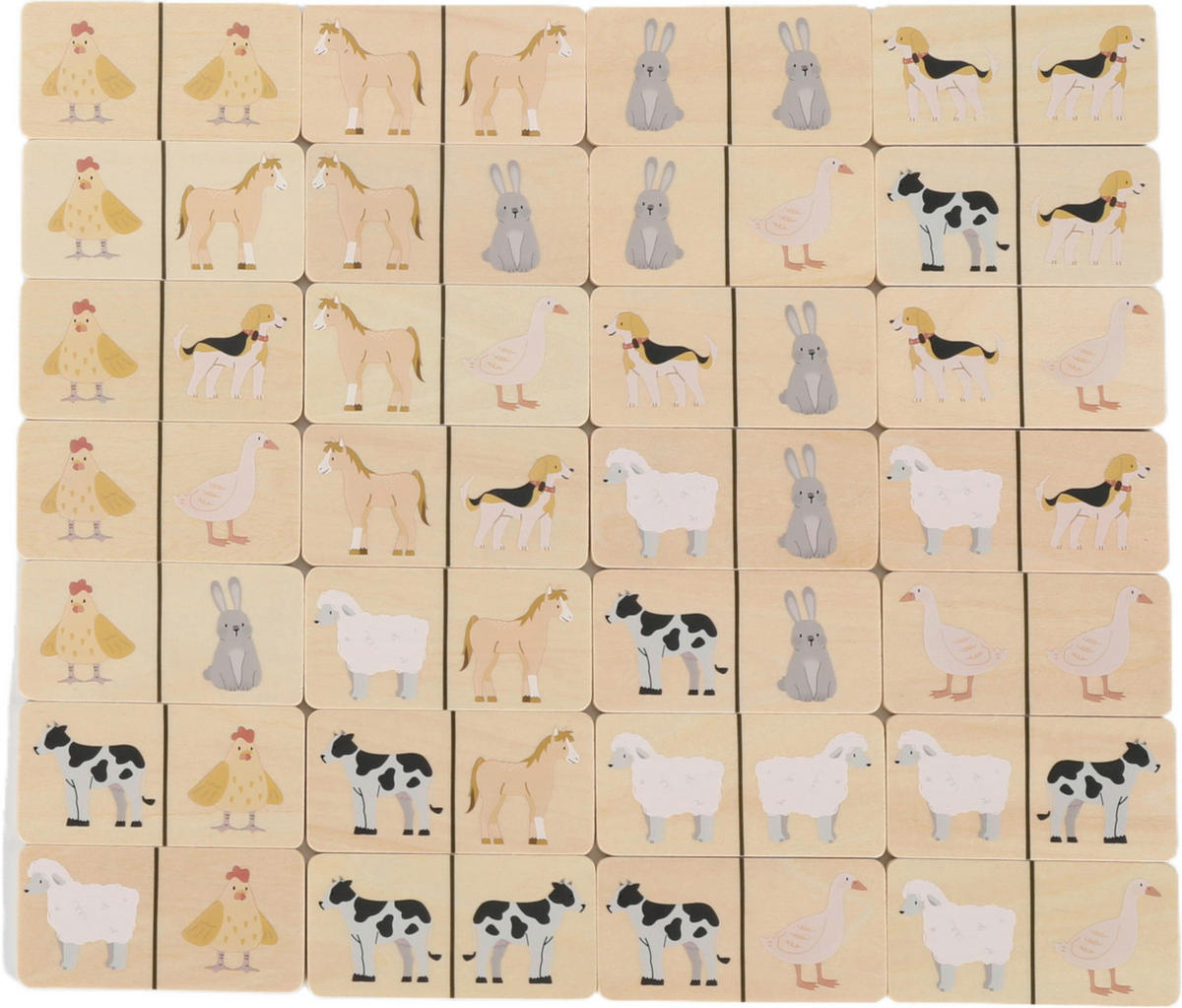 DOMINO  - Multicolor, Trend, Holz/Holzwerkstoff - Avelia