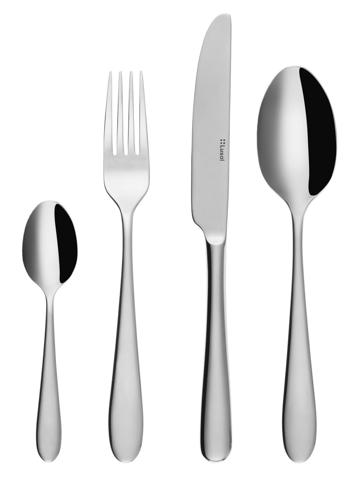 BESTECKSET 42-teilig   - Basics, Metall - Sola