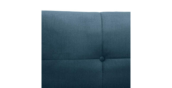 SCHLAFSOFA in Samt Blau  - Blau/Schwarz, KONVENTIONELL, Holz/Textil (220/95/98cm) - Carryhome