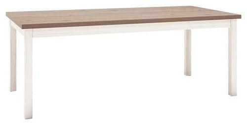 ESSTISCH rechteckig Weiß, Eichefarben - Eichefarben/Weiß, Design (160/90/76cm) - SetOne by Musterring