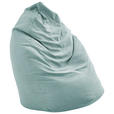 SITZSACK Webstoff 220 L  - Mintgrün, KONVENTIONELL, Textil (65/95/75cm) - Xora