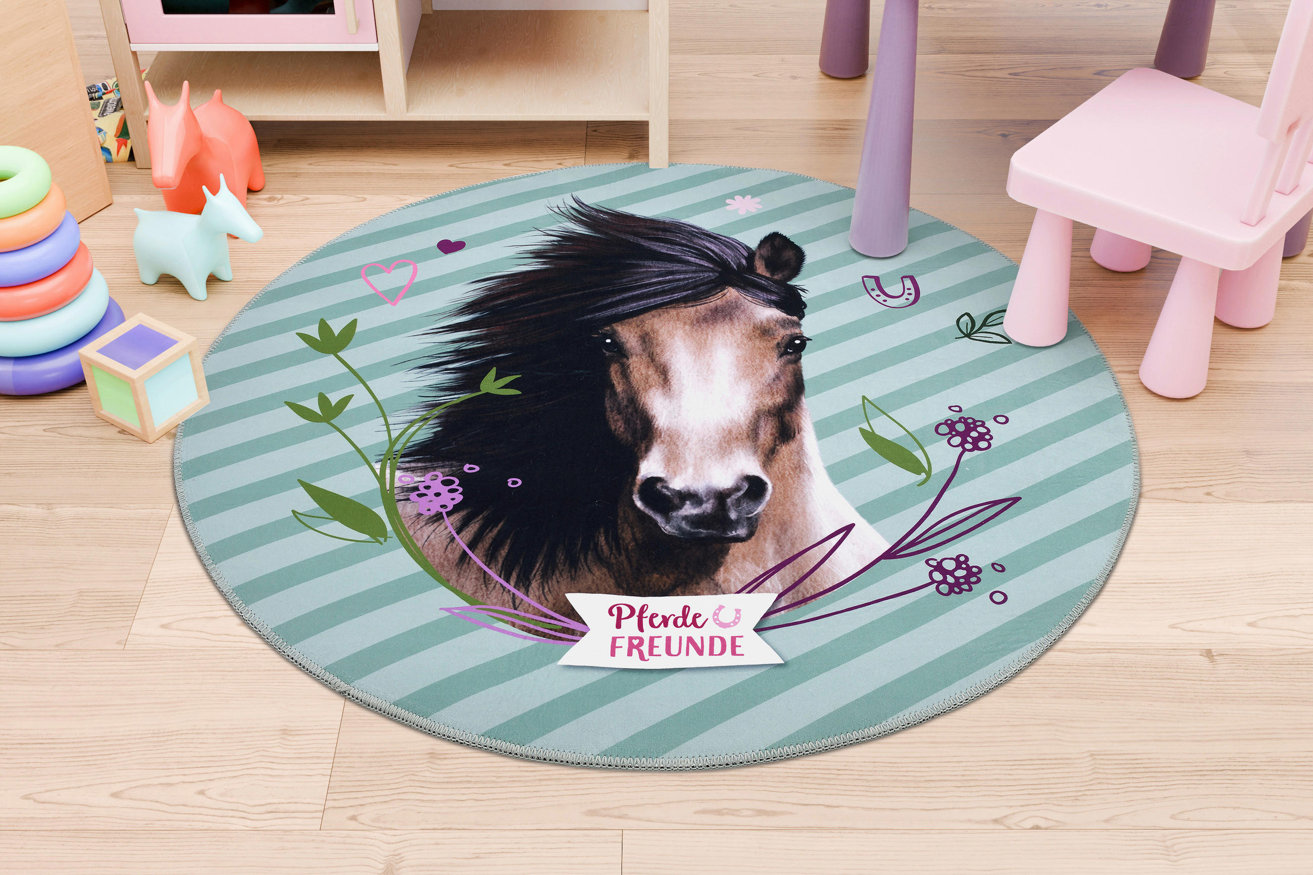 KINDERTEPPICH 100 cm Prinzessin Lillifee  - Design, Textil (100cm)