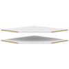 ECKBODEN 96,5/1,5/73,8 cm   - Weiß, MODERN, Holzwerkstoff (96,5/1,5/73,8cm) - Carryhome