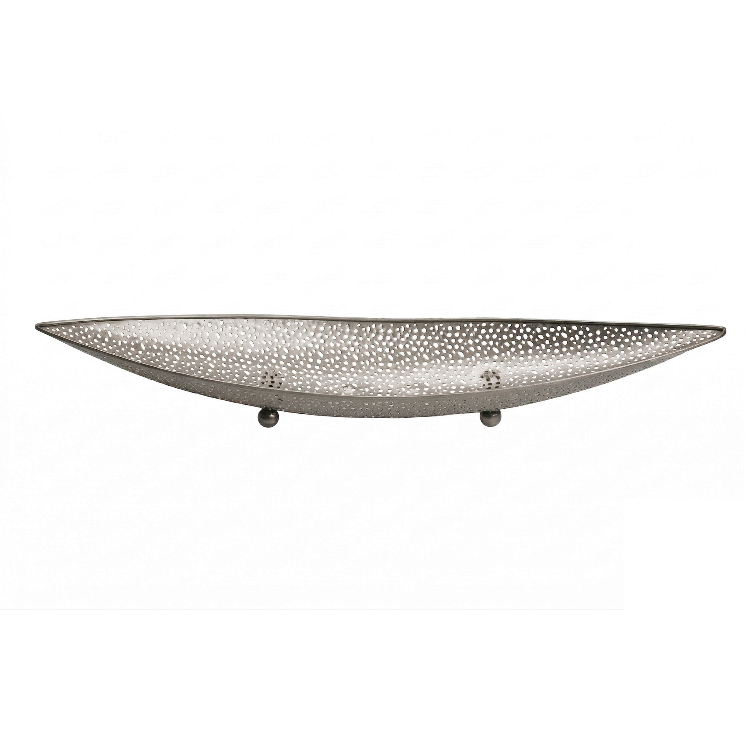 OBSTSCHALE  - Silberfarben, Design, Metall (60/9/16cm) - Livetastic