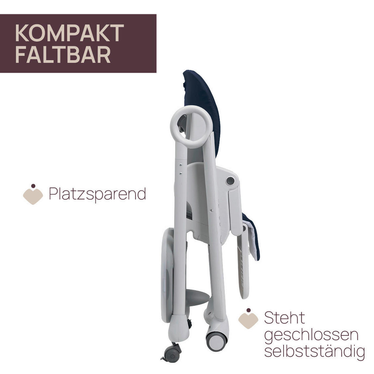 HOCHSTUHL POLLY MAGIC RELAX Blau  - Blau, Basics, Kunststoff/Metall (53/85/106/83,5cm) - Chicco