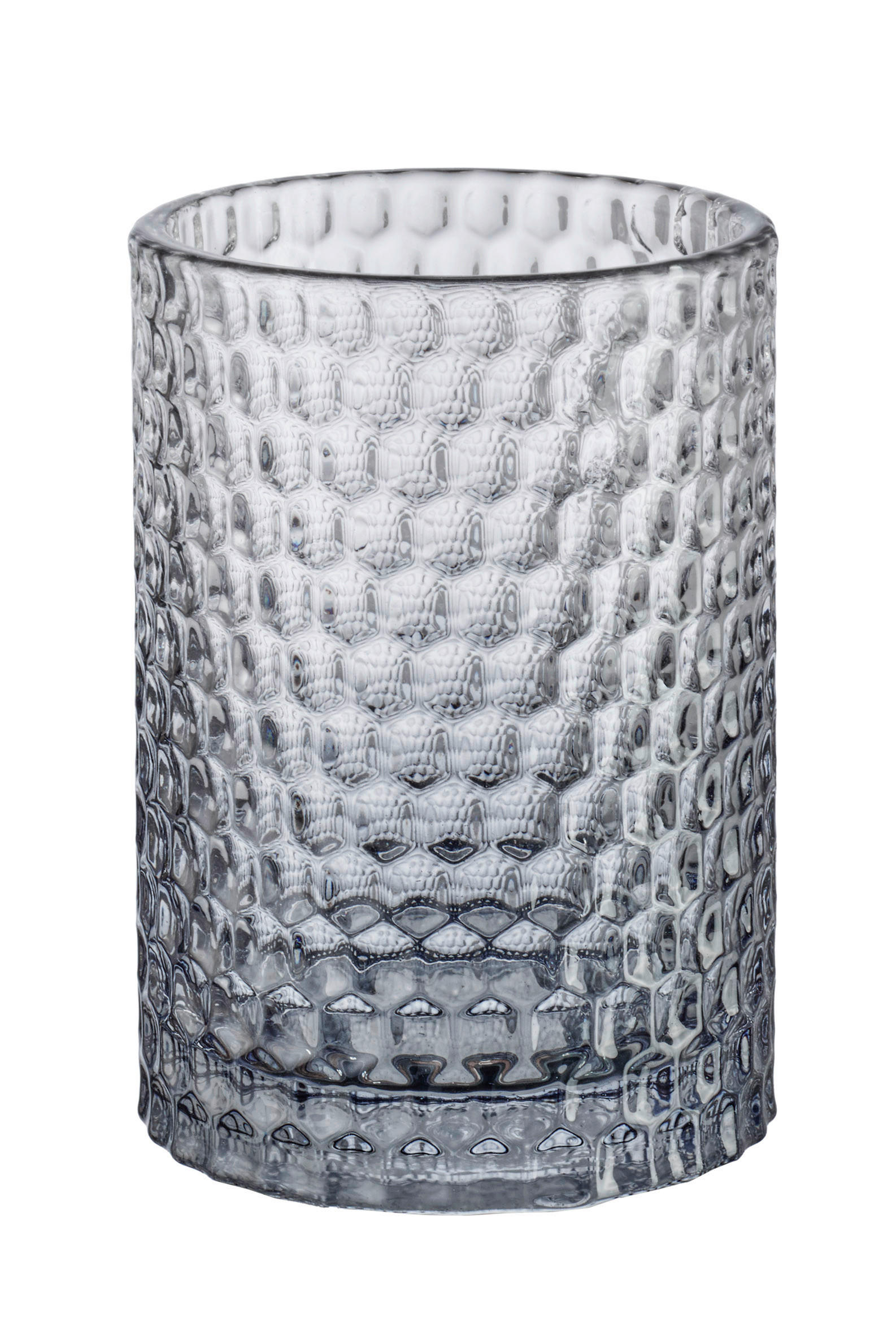 ZAHNPUTZBECHER  - Anthrazit, Basics, Glas (7,3/10,5cm) - Kleine Wolke